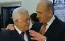 Mahmoud Abbas and Ehud Olmert