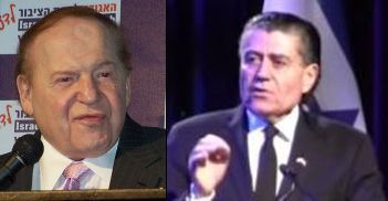 Sheldon Adelson and Haim Saban