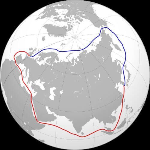 northern sea route vs. southern sea route