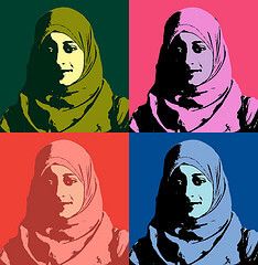 hijab pop art