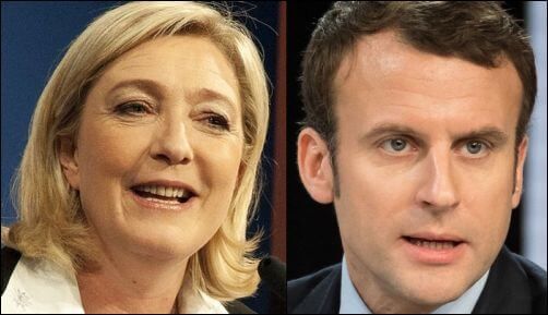 Le Pen and Macron