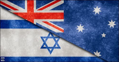 Israel Australia flags