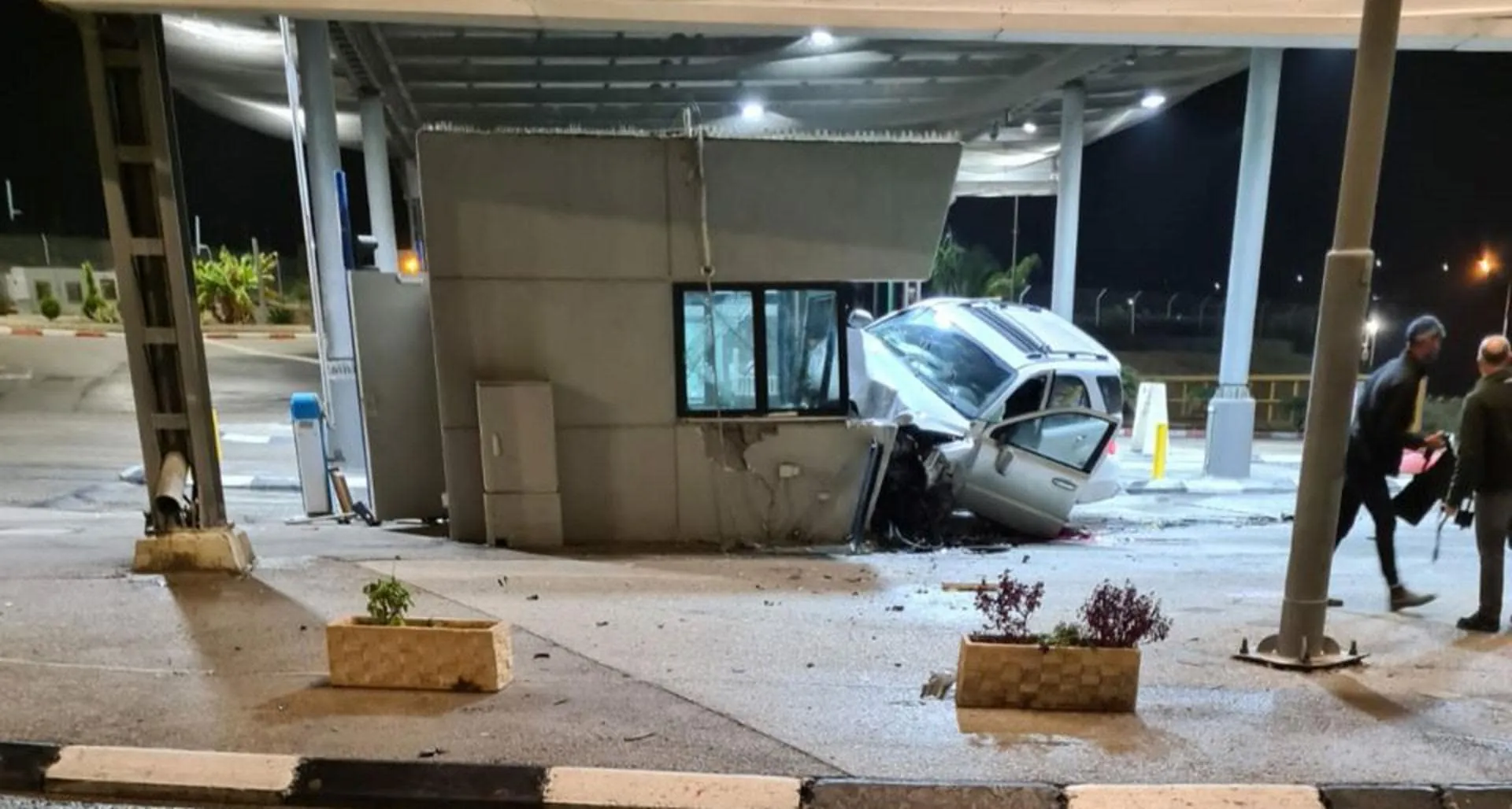 West bank vehicle ramming terror attack