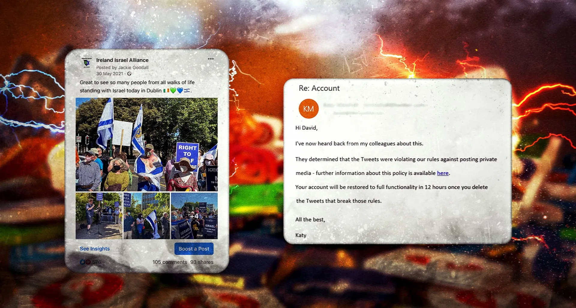 anti-Israel censorship online