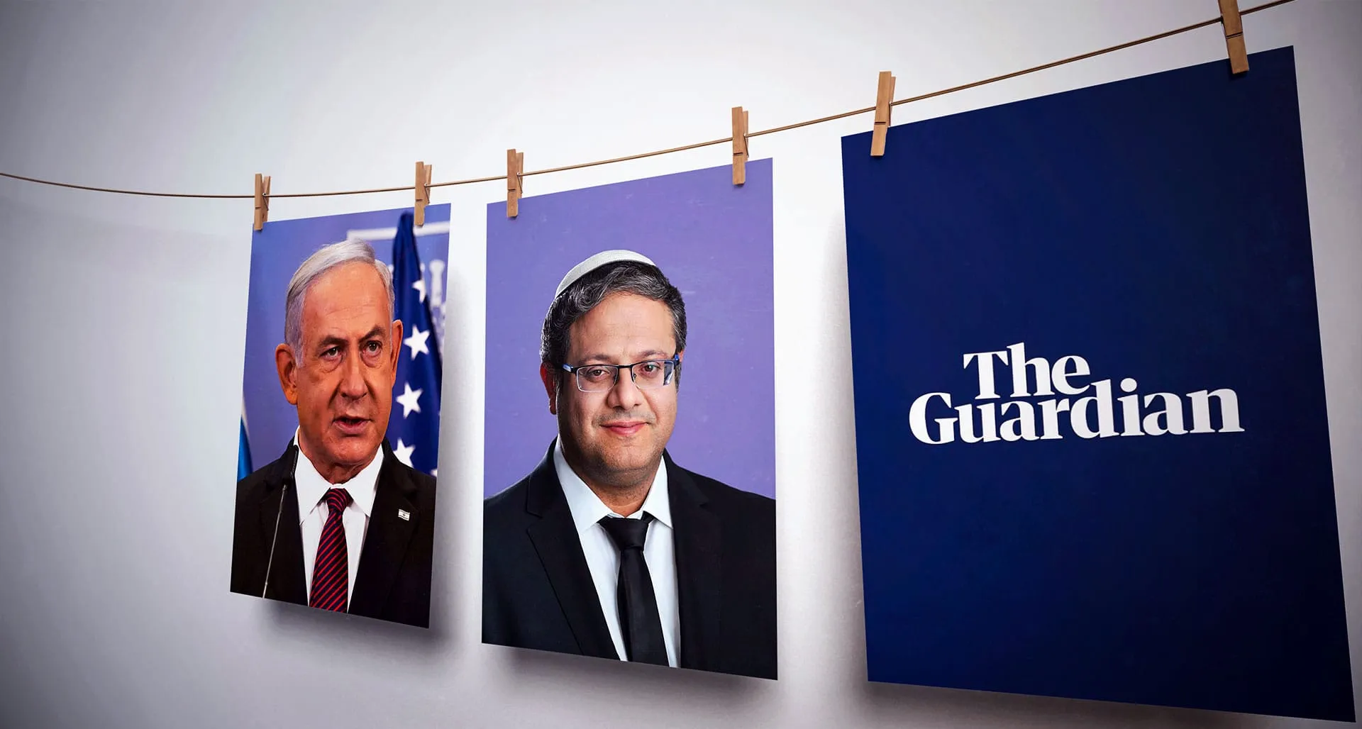 Benjamin Netanyahu, Itamar Ben-Gvir and the Guardian Benjamin Netanyahu - Cheep via Wikimedia Commons Itamar Ben Gvir - Shaah Tovah via Wikimedia Commons