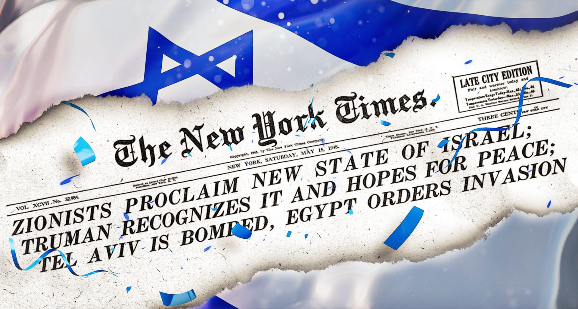 Israeli independence in the media