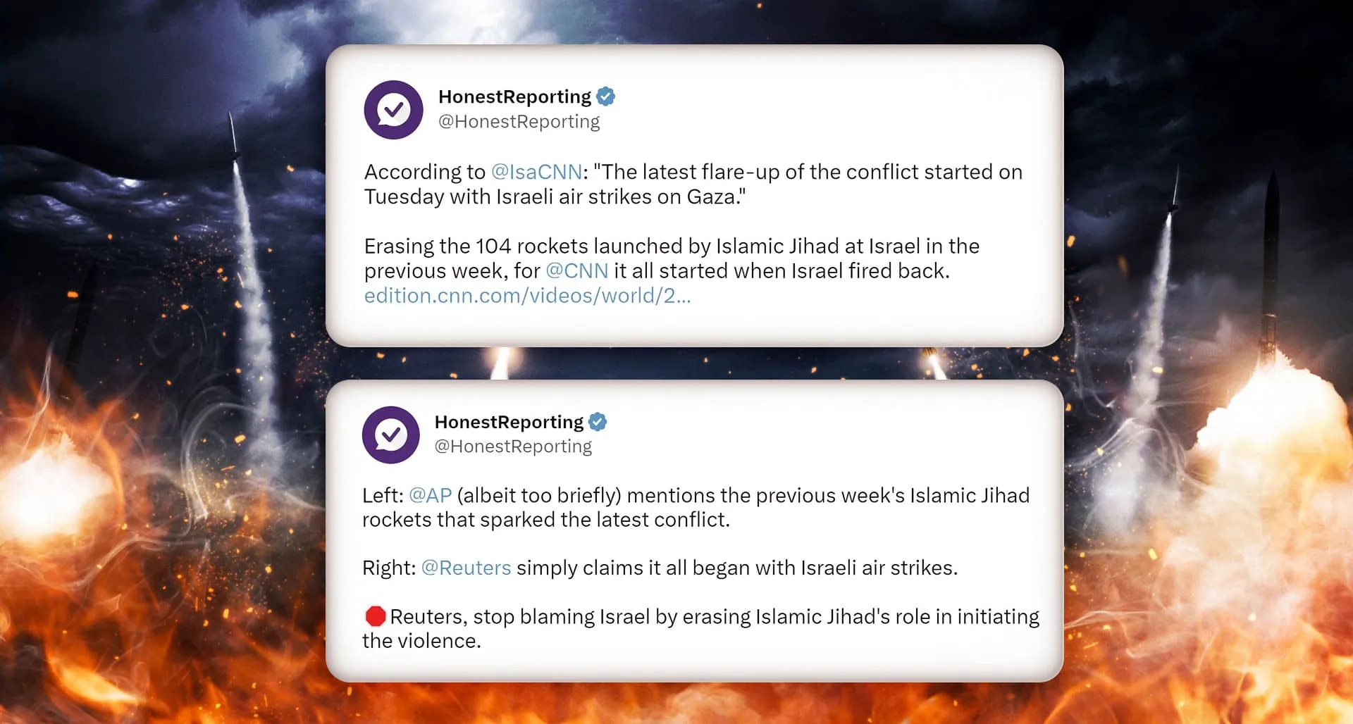 Operation Shield and Arrow Tweets