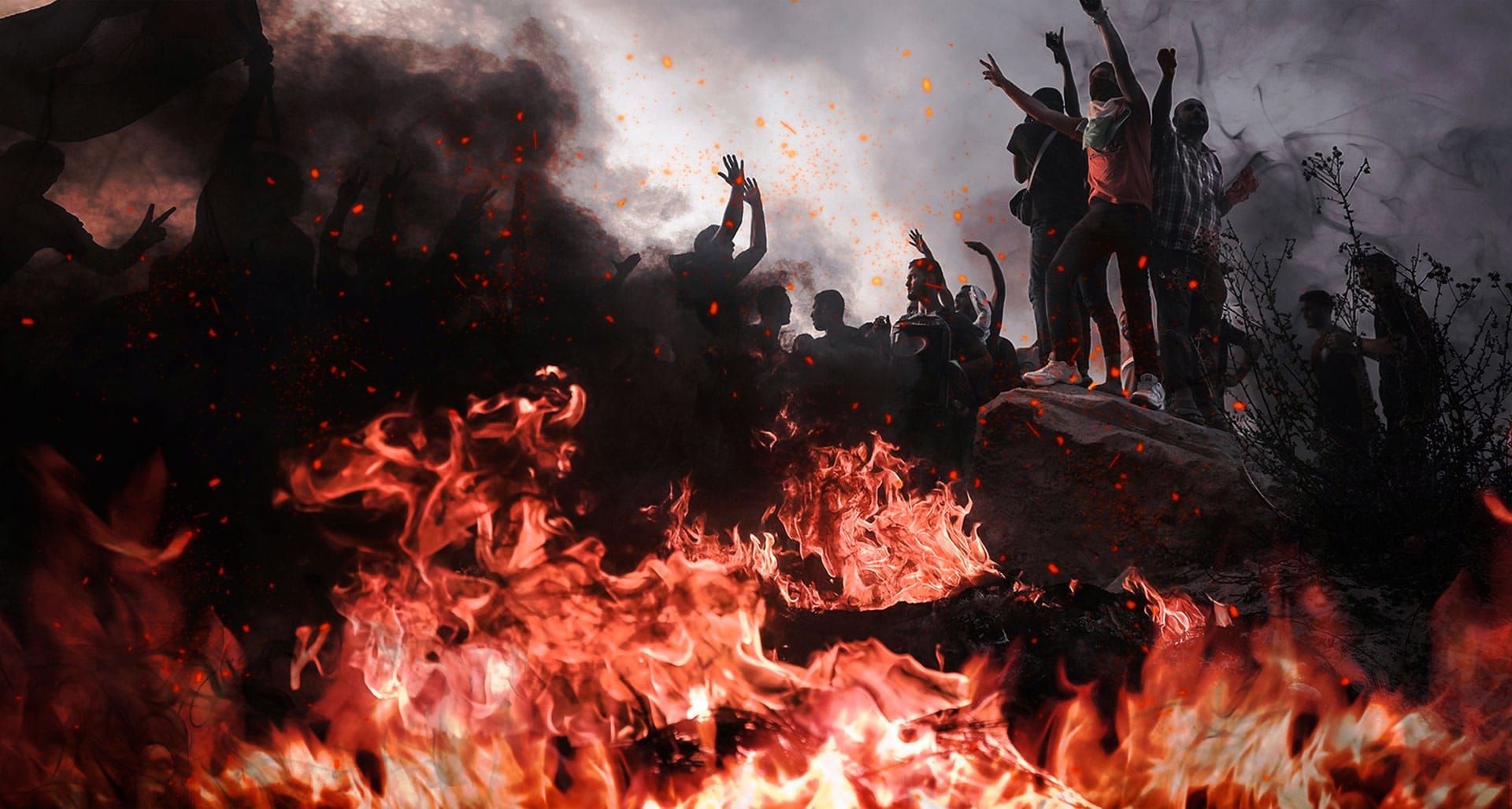 Nakba riots Image credit: Mustafa Hassona/Anadolu Agency via Getty Images