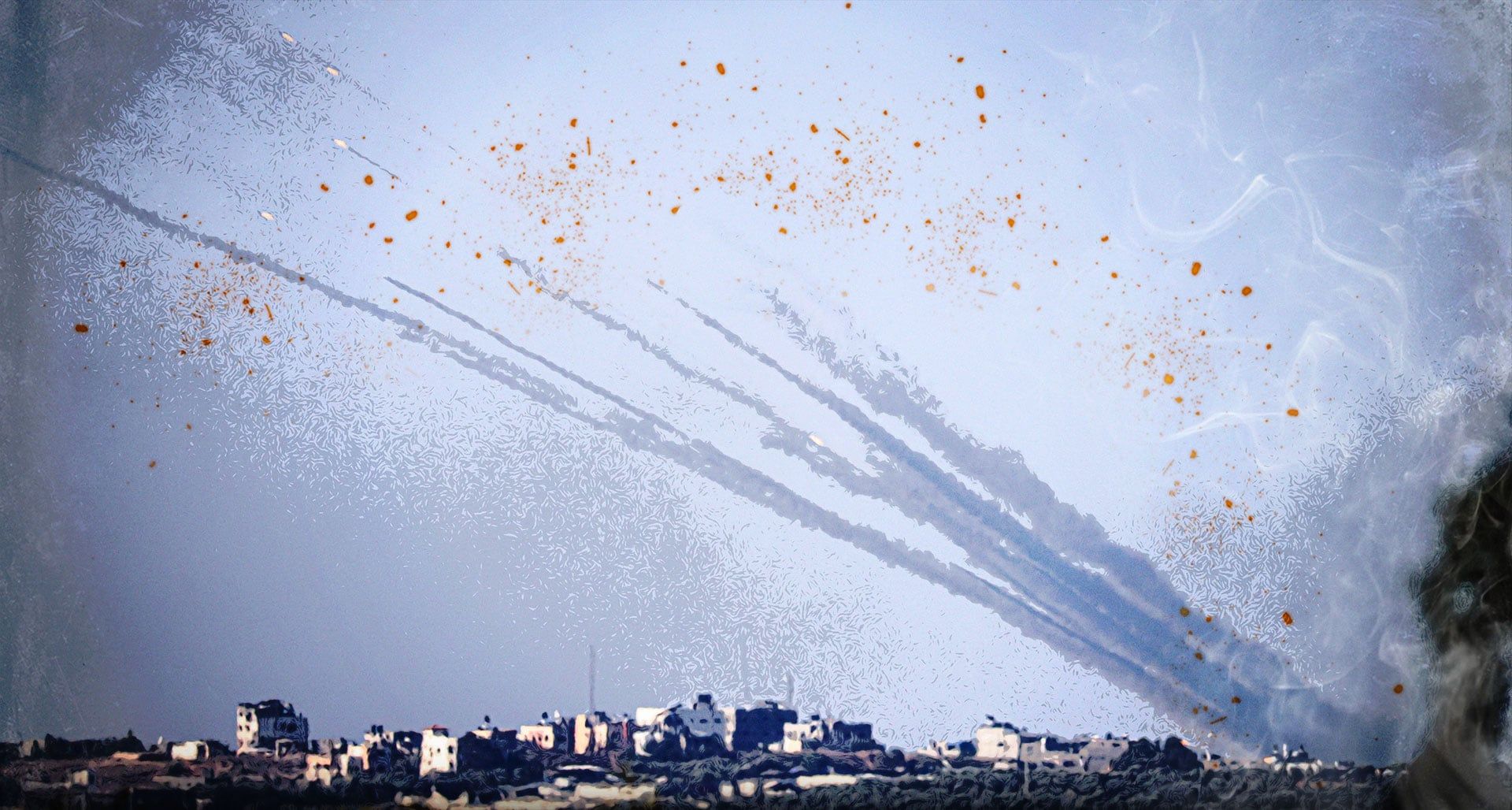 Hamas rockets Credit: JACK GUEZ/AFP via Getty Images