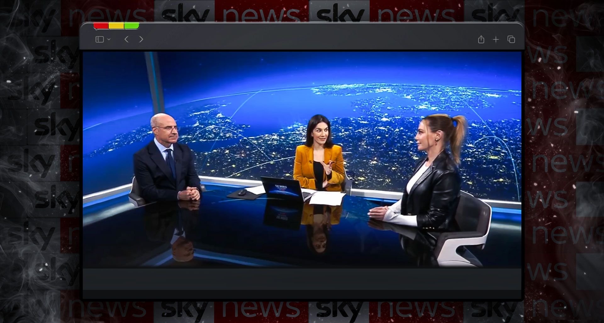 Myriam Fracois on Sky News